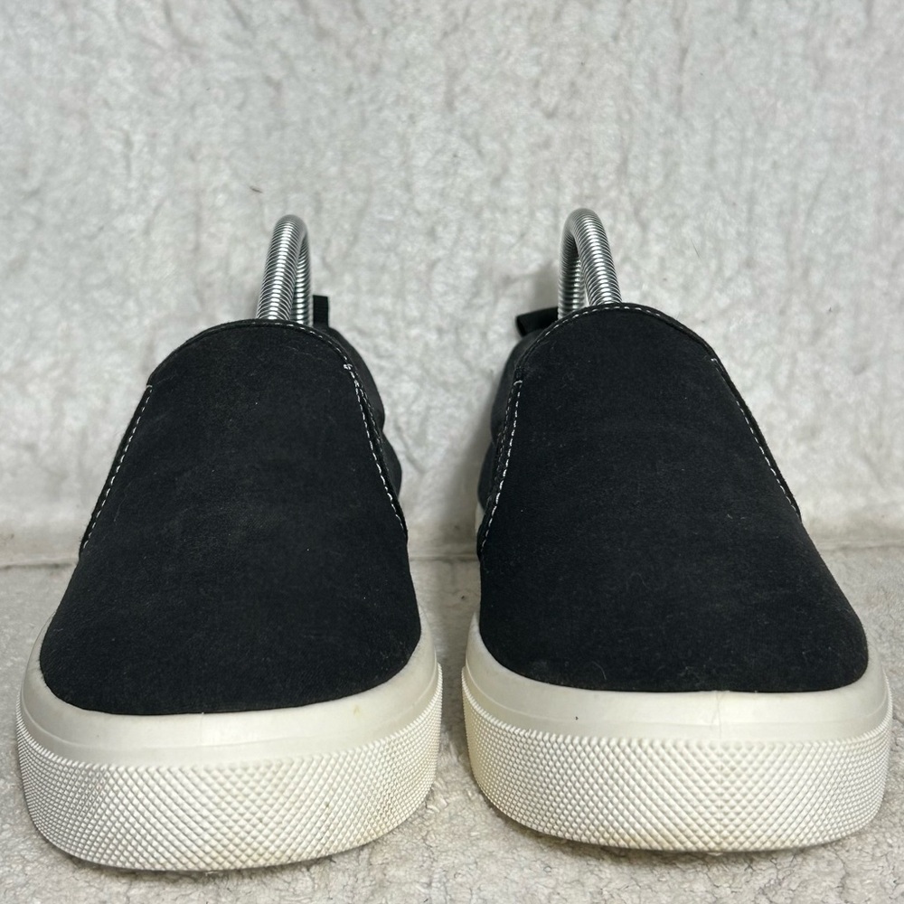 Skechers Womens Black Poppy 2.0 Canvas Casual Slip On Sneakers Shoes SZ 9.5 - Picture 3 of 11